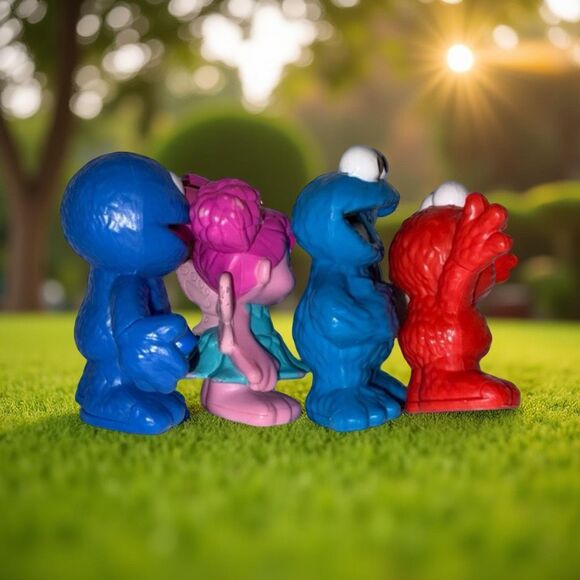 2013/14 Hasbro Sesame Street Workshop Elmo Cookie Grover & Abby Cadabby Figures - Picture 8 of 10